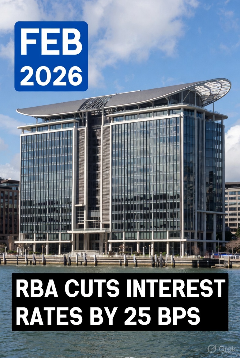Alt Text: "Reserve Bank of Australia RBA building February 2026 interest rate decision announcement"