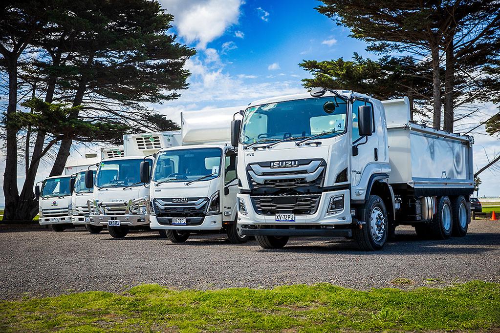  Collection or lineup of common commercial vehicles including dual-cab utes, delivery vans, and light trucks representing vehicles that qualify for business vehicle finance