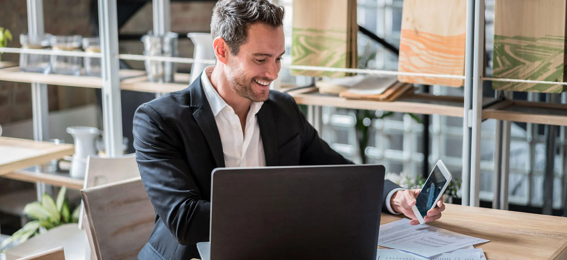 Commercial lending specialist comparing multiple lender options for SME finance in Australia